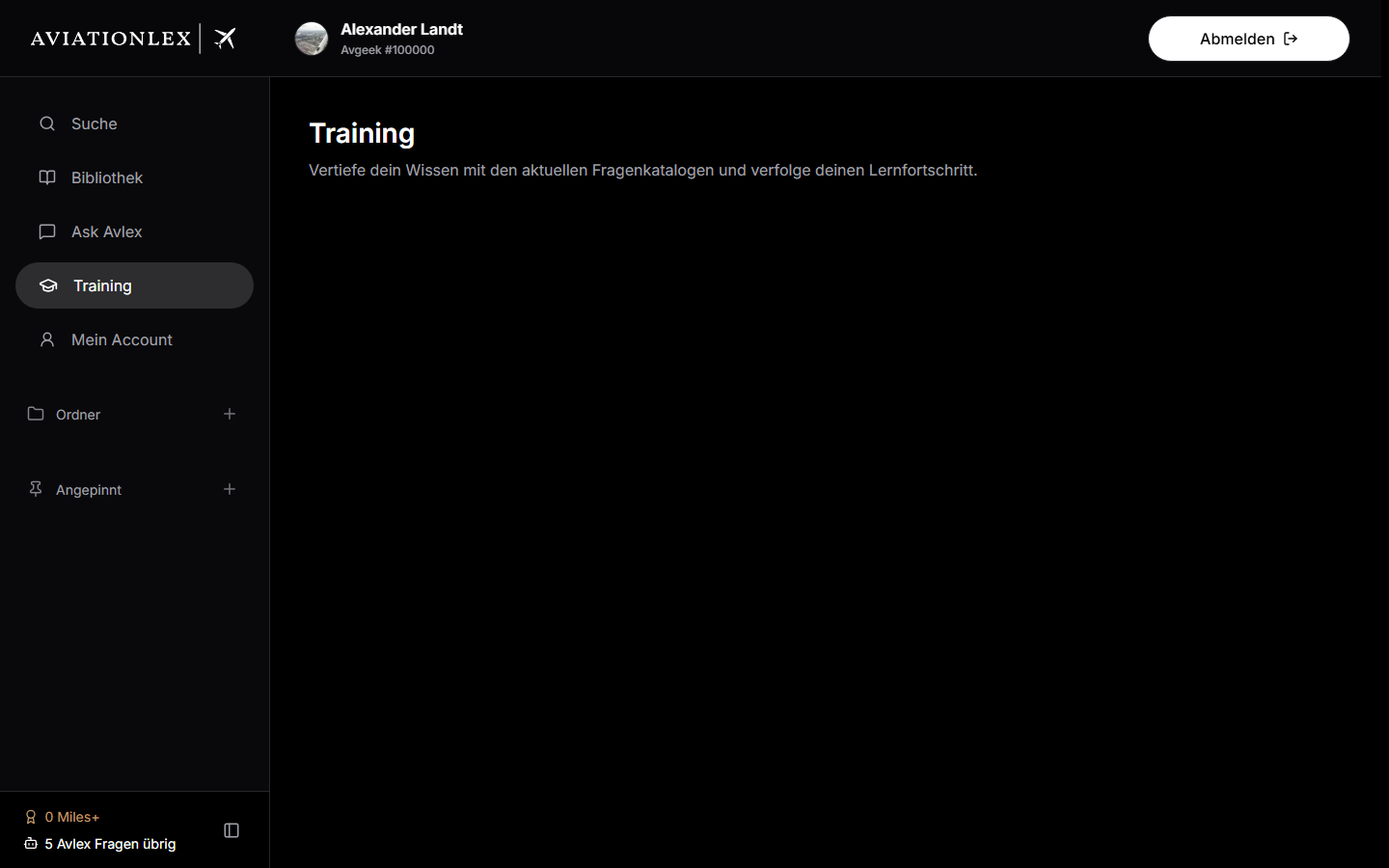 Training mode